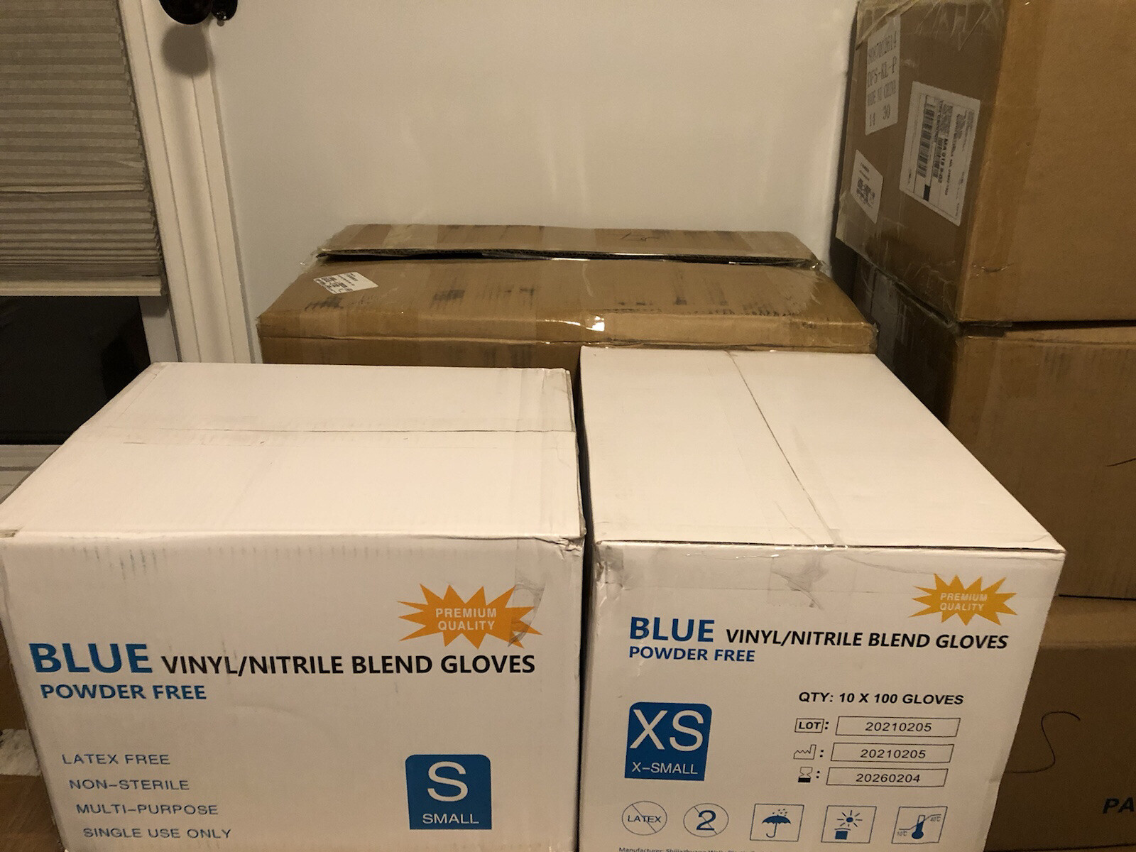 Nitrile Vinyl Gloves General Use For All Purpose XS