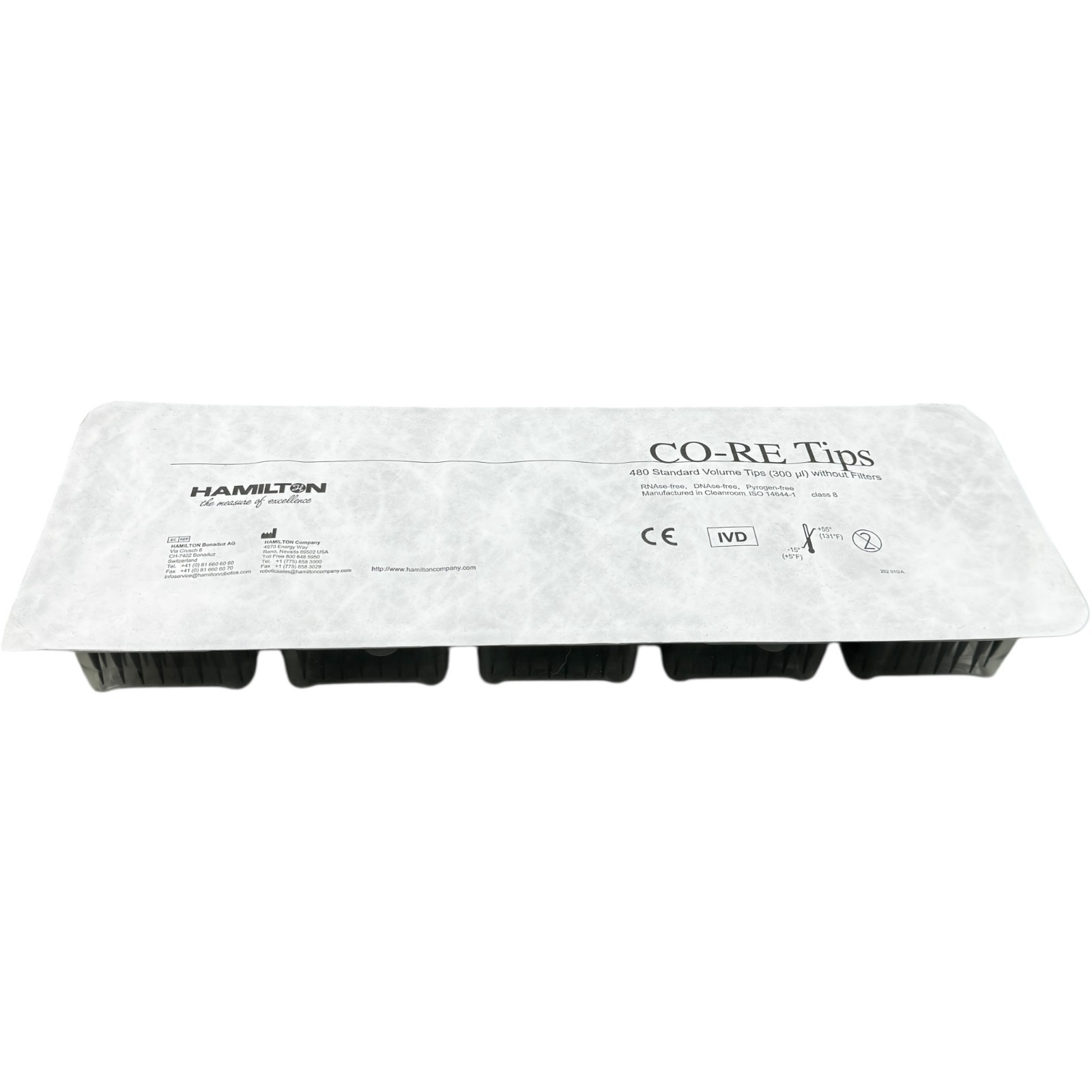 Hamilton Co-RE Tips 480 Standart Volume Tips 300ul without Filters