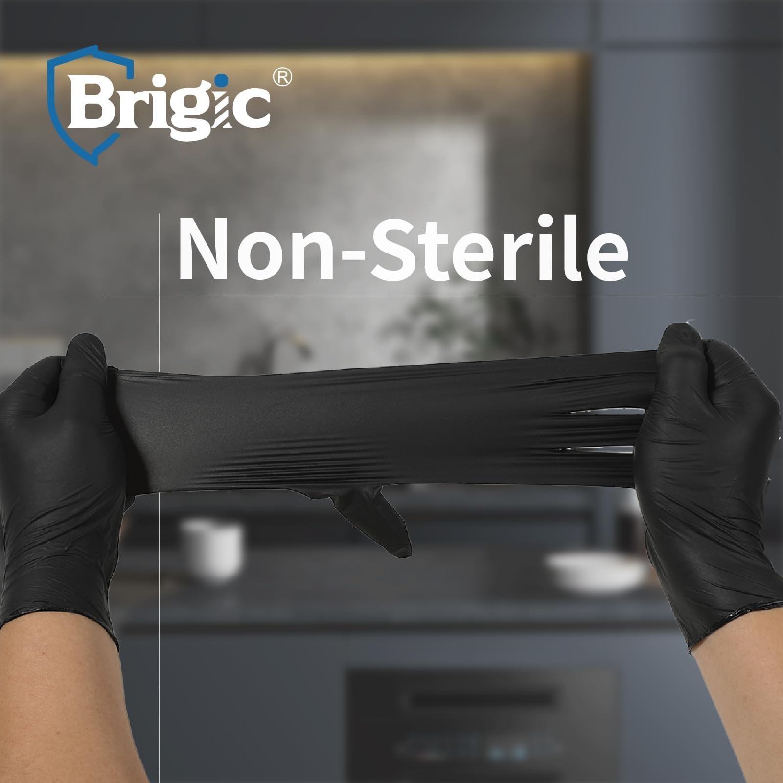 Disposable Nitrile Gloves, Textured Grip, 4mil, Lightweight, Slip-Resistant, …