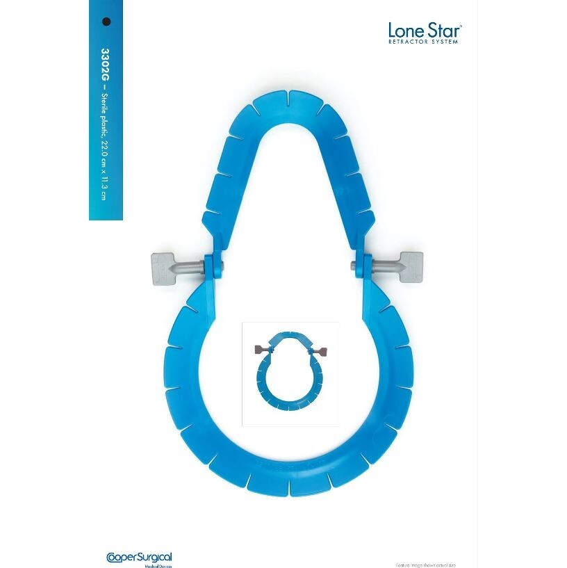 *1-Pack* Cooper Surgical Lone Star Retractor Ring System Sterile 3302G