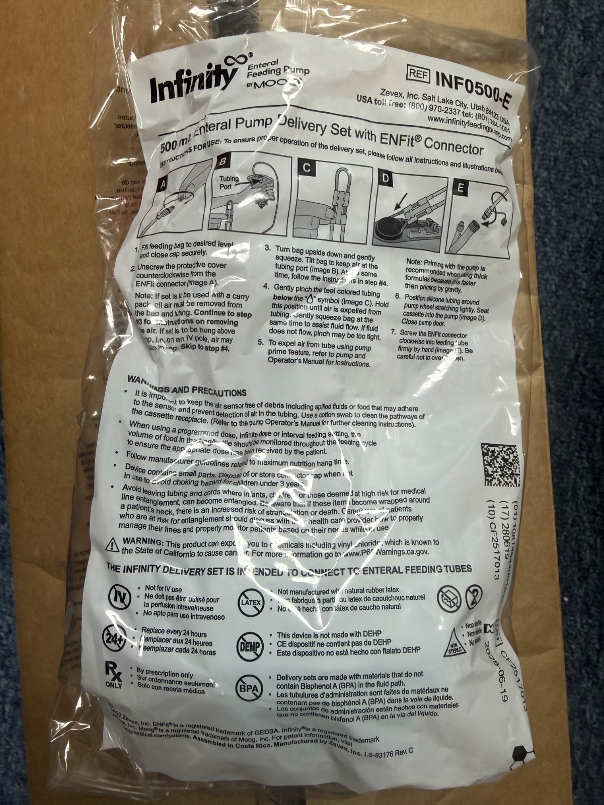 Infinity Feeding Bag 500 ML INF0500-E (22count)