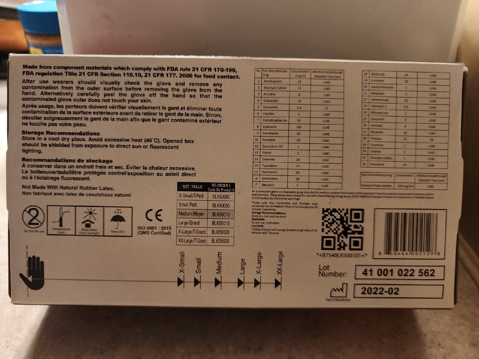 SKINTX BLACK Nitrile PF Disposable Gloves – 3 Box Lot of 270 X Large