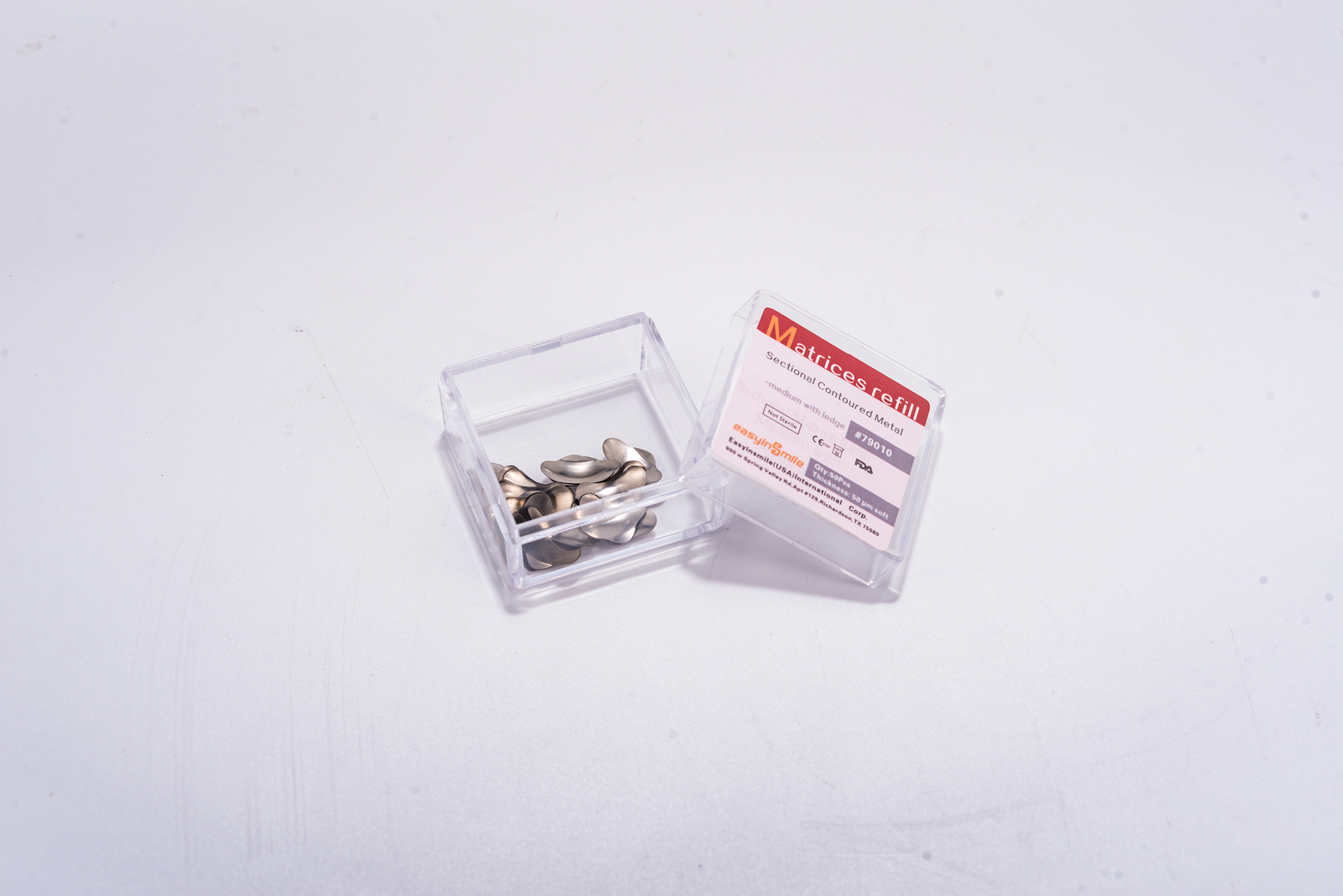 Dental Metal Matrices Matrix Bands 50μm Soft Refill Sectional Contoured S/M/L US