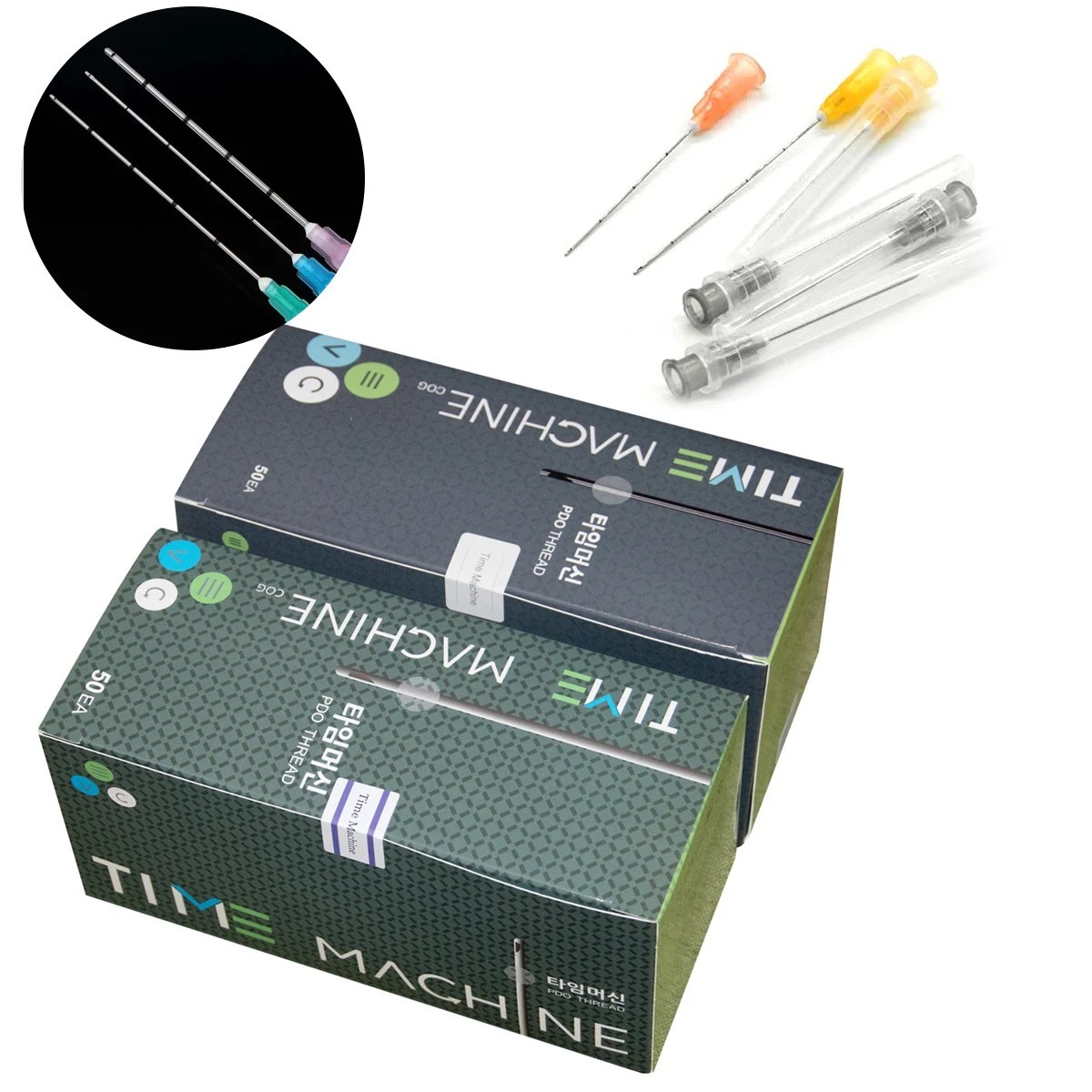 50pcs Disposable Blunt Tip Cannula Needles Filler Injection Facial Nose 18-30g