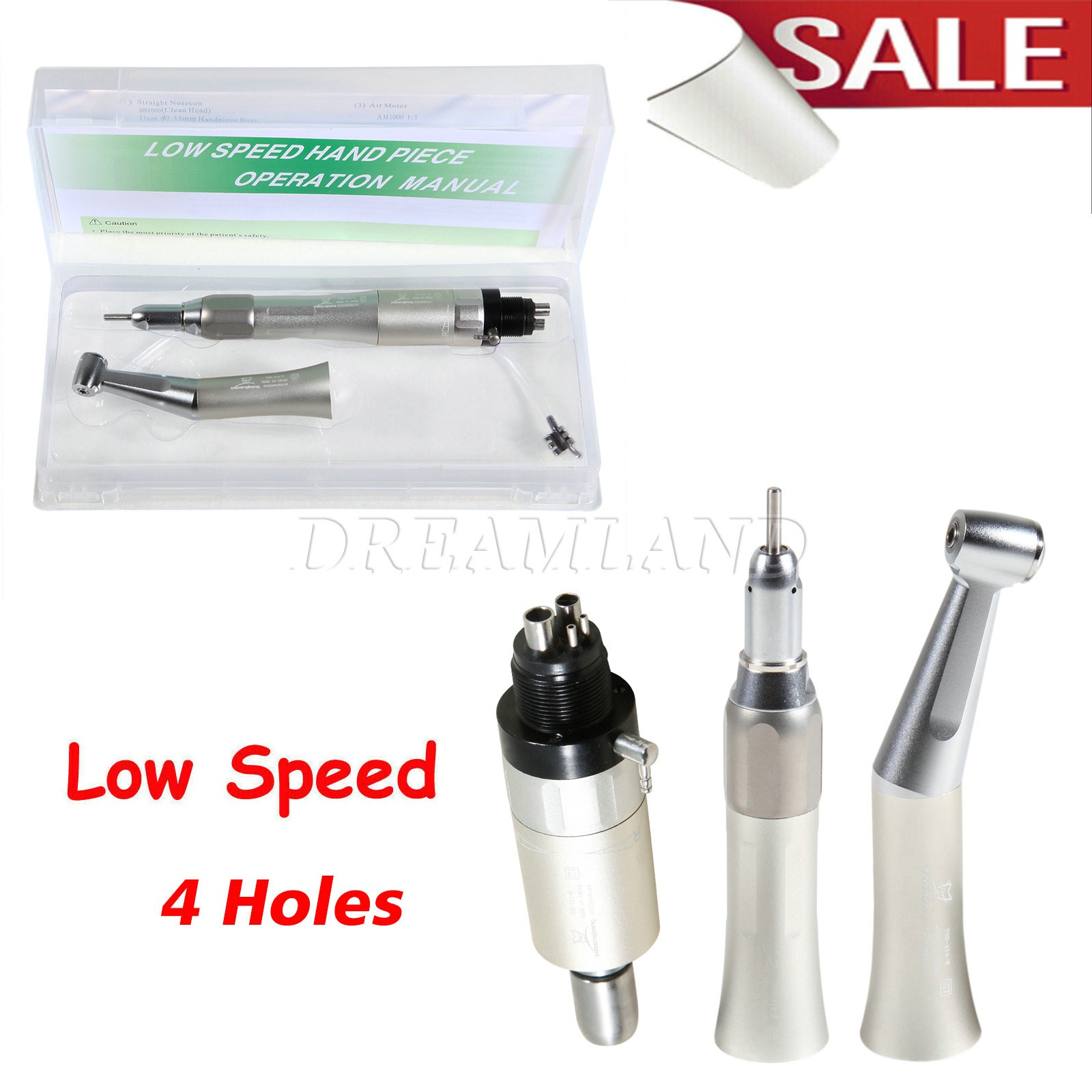 YX23 YX65 Dental Low Speed Push Button Contra Angle Handpiece NSK Style 2/4Hole