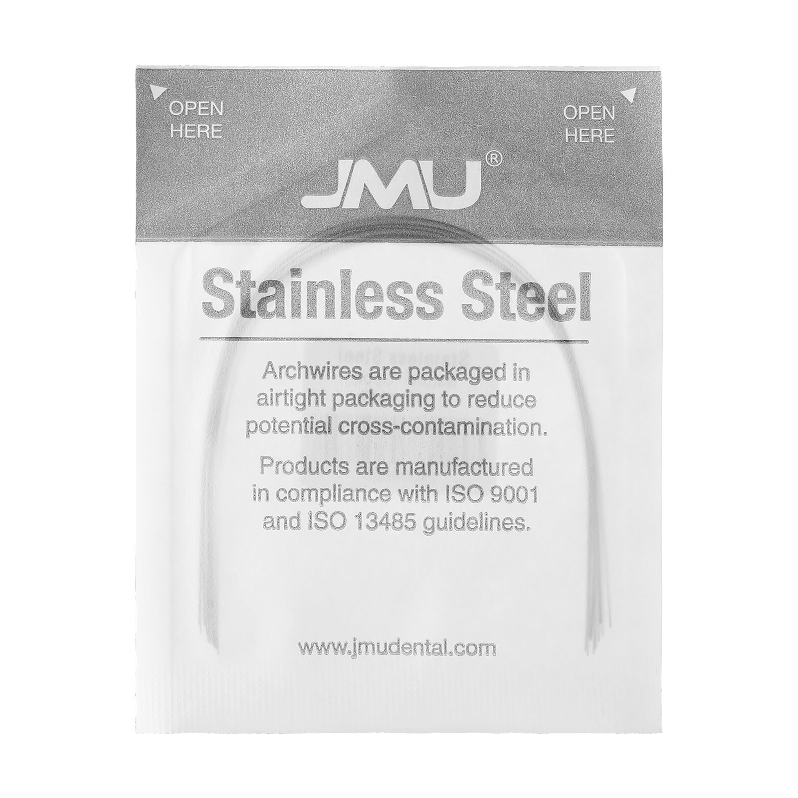 10PCS JMU Archwire Ortho Stainless Steel Ovoid Form Round Rectangular Full Size