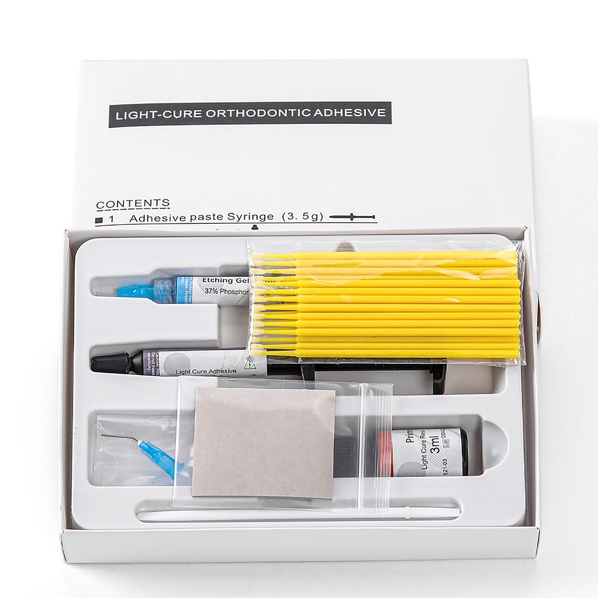 Kit de Sistema de Adhesivo para Brackets Ortodónticos Dental, Primer de Curado p