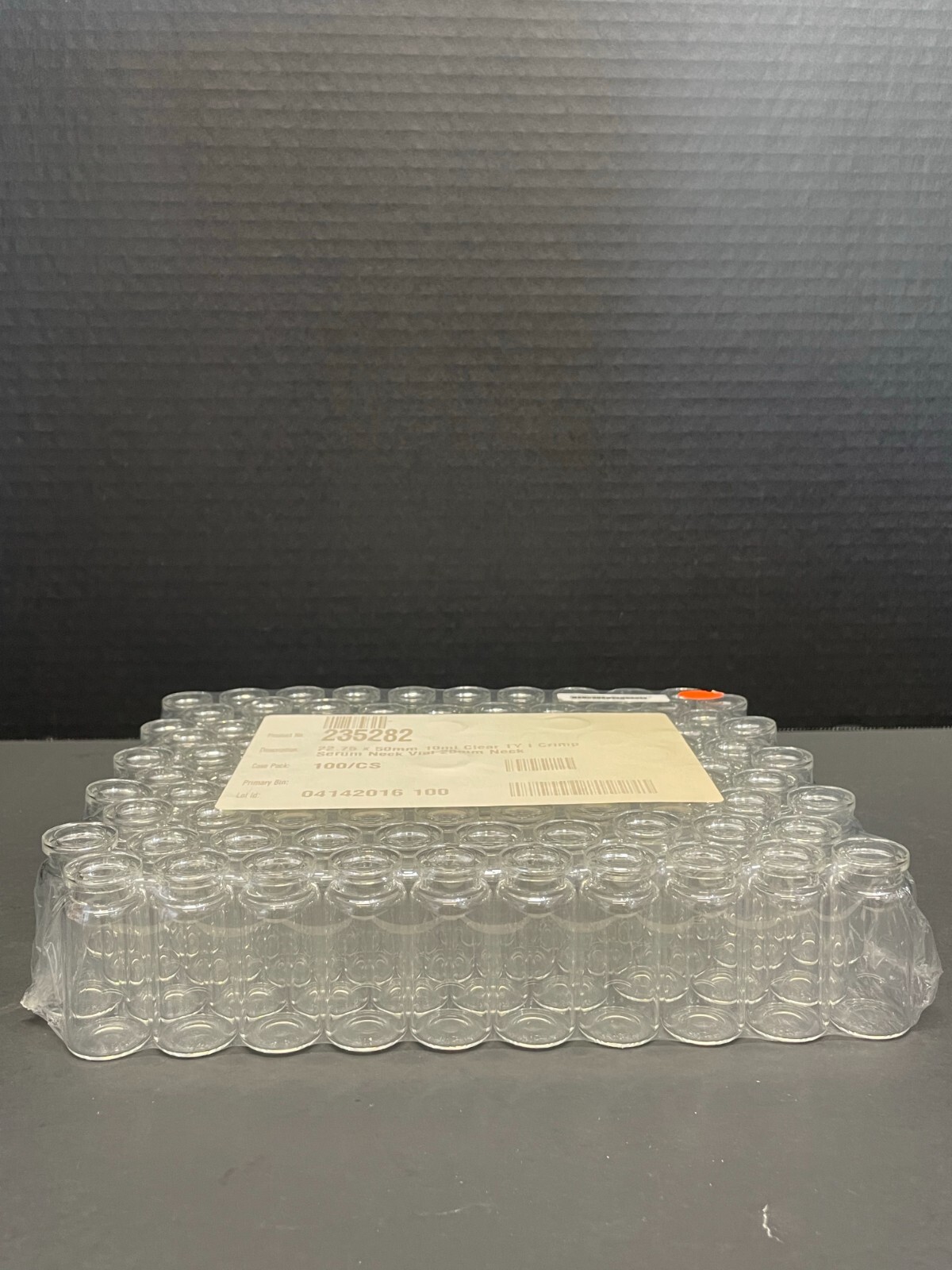 Qorpak Serum Vial 10 ml Crimp Neck 20 mm Total of 500 Vials