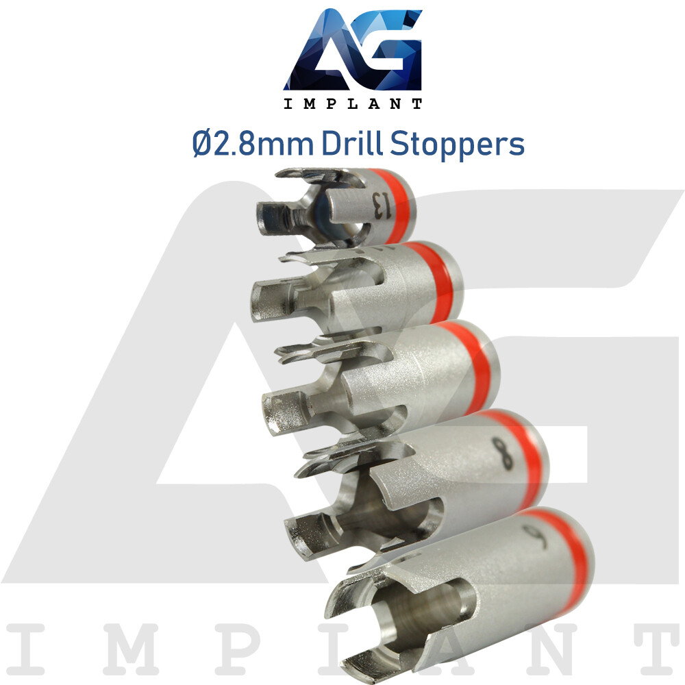 10 Drill Stoppers Ø2.8mm External Irrigation Tools Dental
