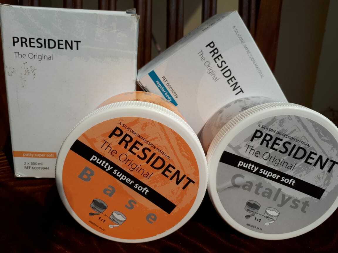 Coltene Whaledent President Putty Soft Base And Catalyst Kit Ref 4843 Free Ship