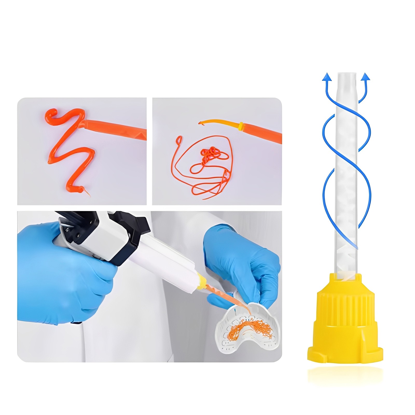 Light Body Regular Set Dental VPS Impression Material, 50ml x 2