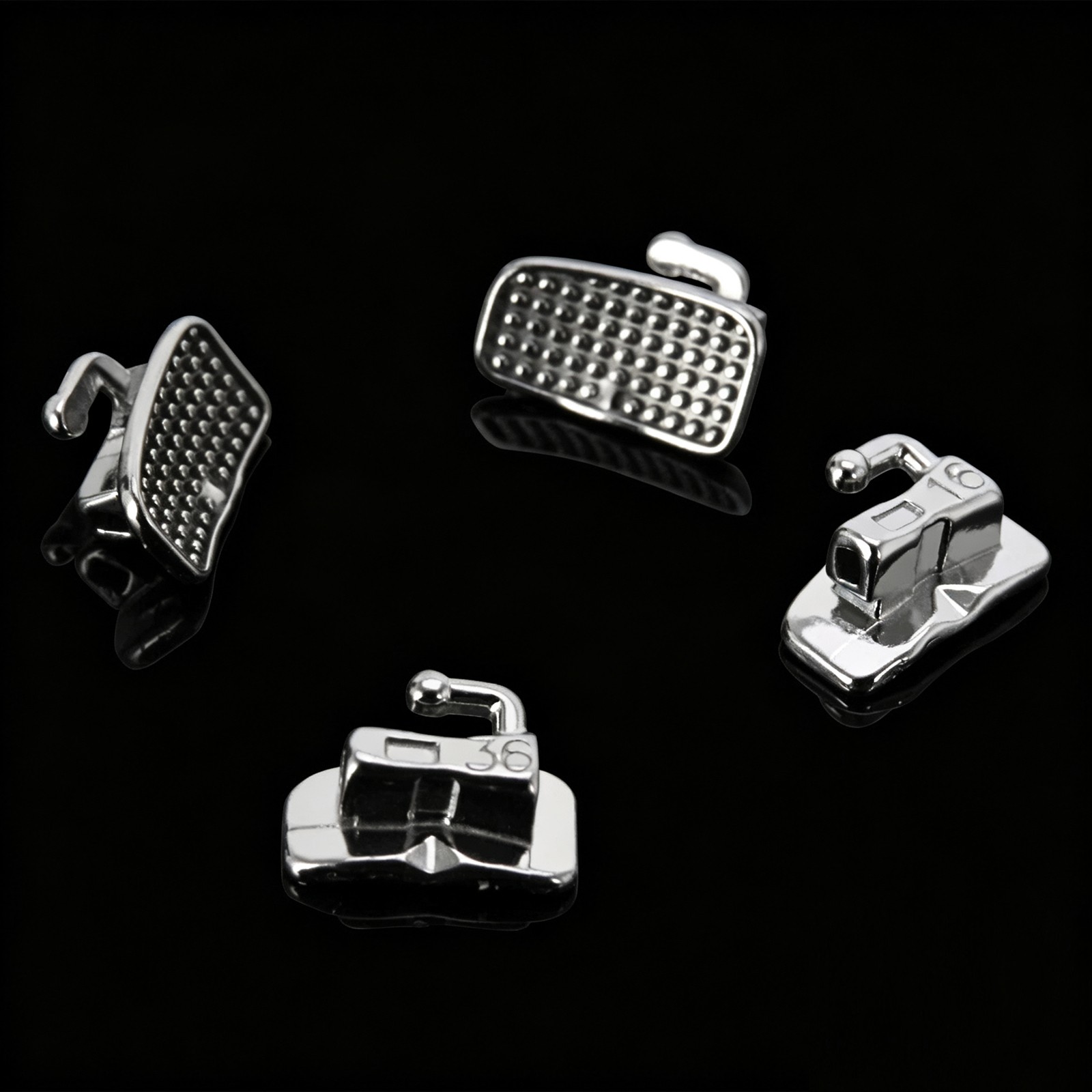 MacDent Dental Orthodontic Buccal Tubes 1st 2nd Molar Tube Roth MBT 022 Bondable