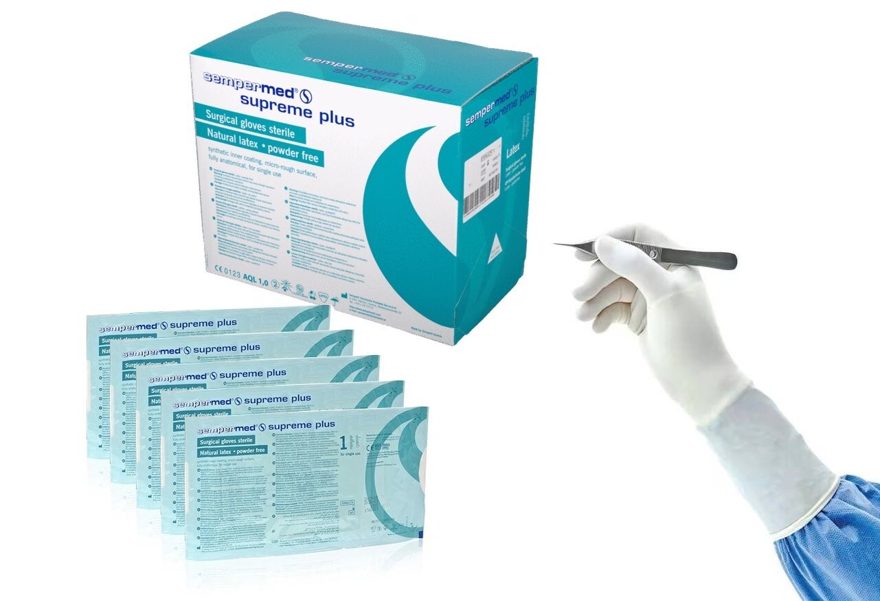 Sempermed – Supreme Plus OP – Latex Surgical/Sterile gloves – Size 6.0 – 5p