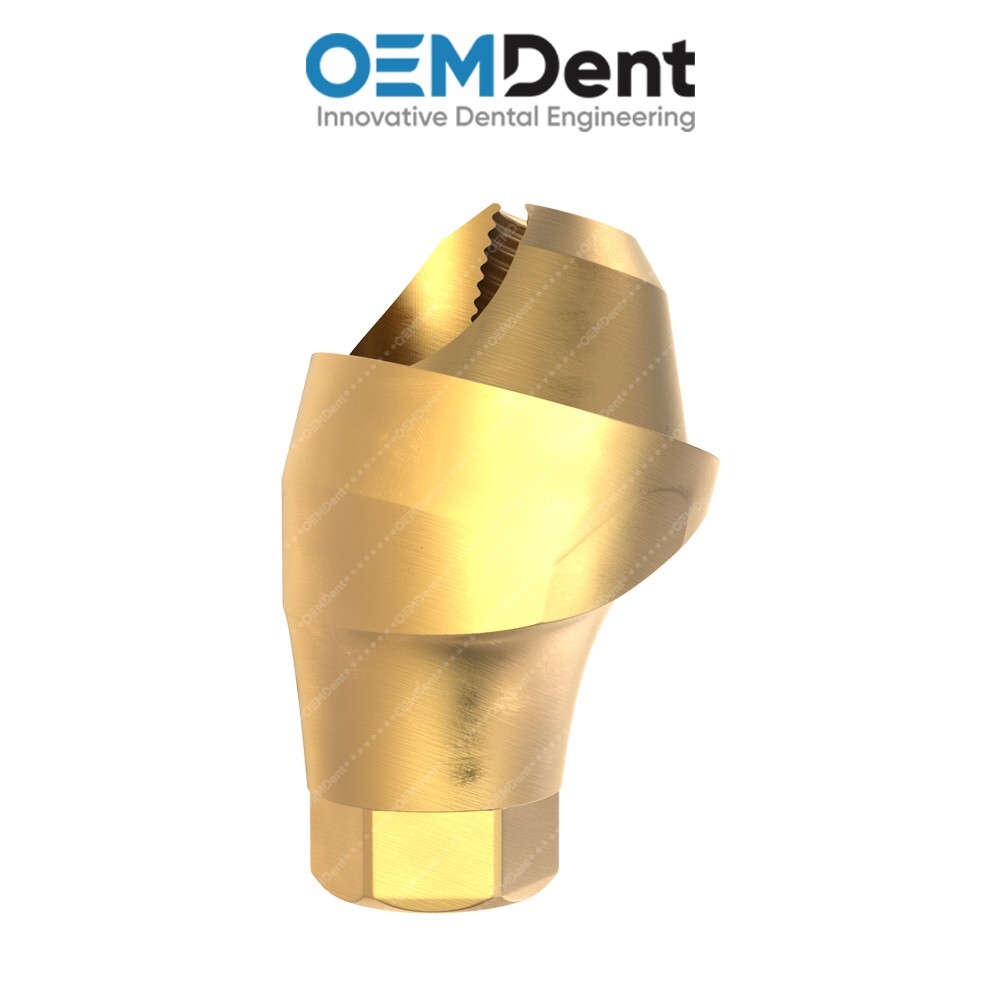Angulated Multi Unit 17° 1.6mm Abutment RP Nobel Active® Compatible Conical