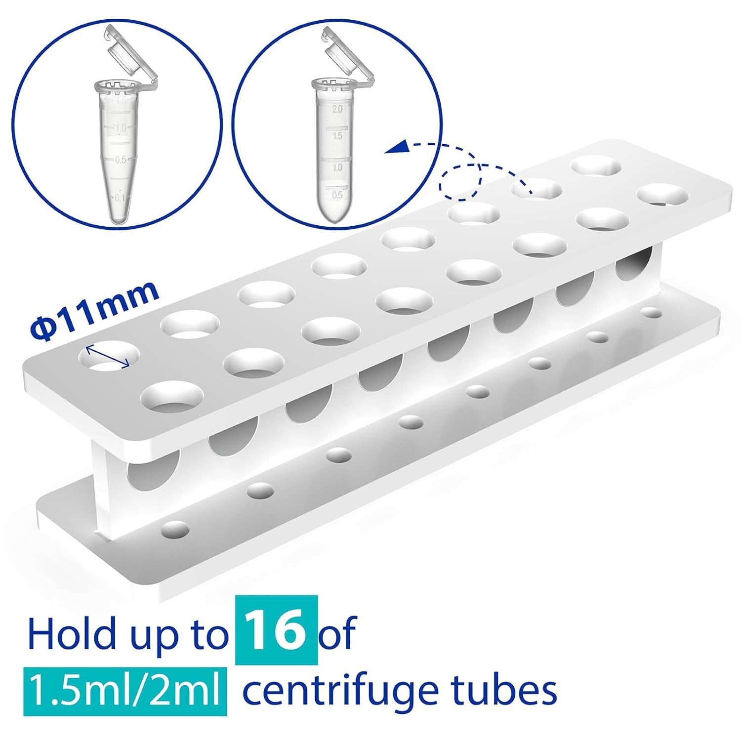 Magnetic rack separator 1.5mL Eppendorf tubes for DNA, RNA, purification