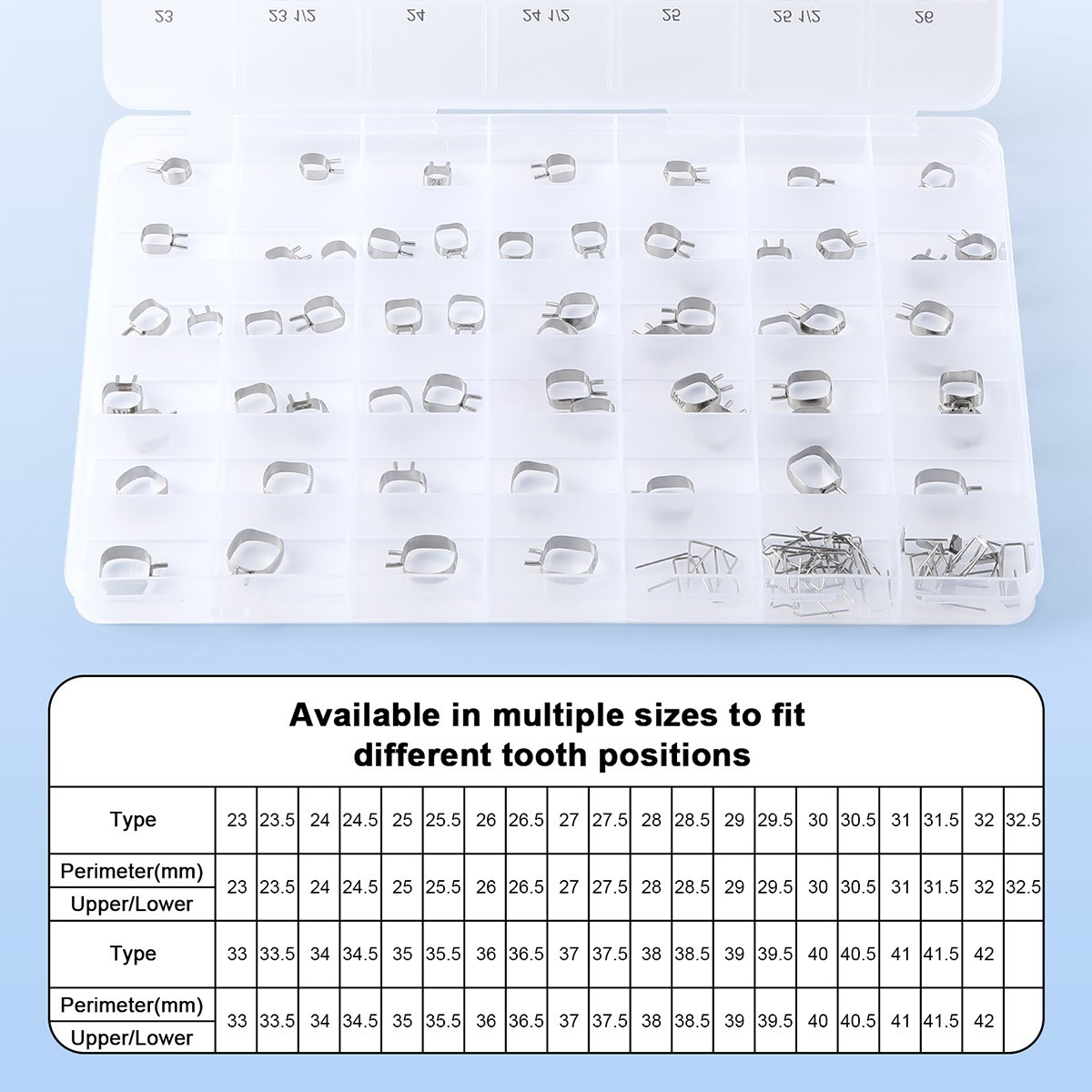 64pcs DENTAL Anterior Transparent Crowns № 1.910 CLEAR COLOUR Free Ship