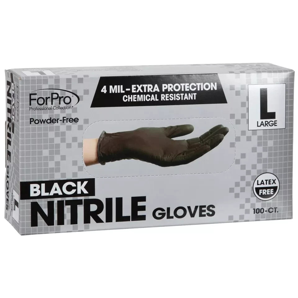 ForPro Professional Collection Disposable Nitrile Gloves, Chemical Resistant,…