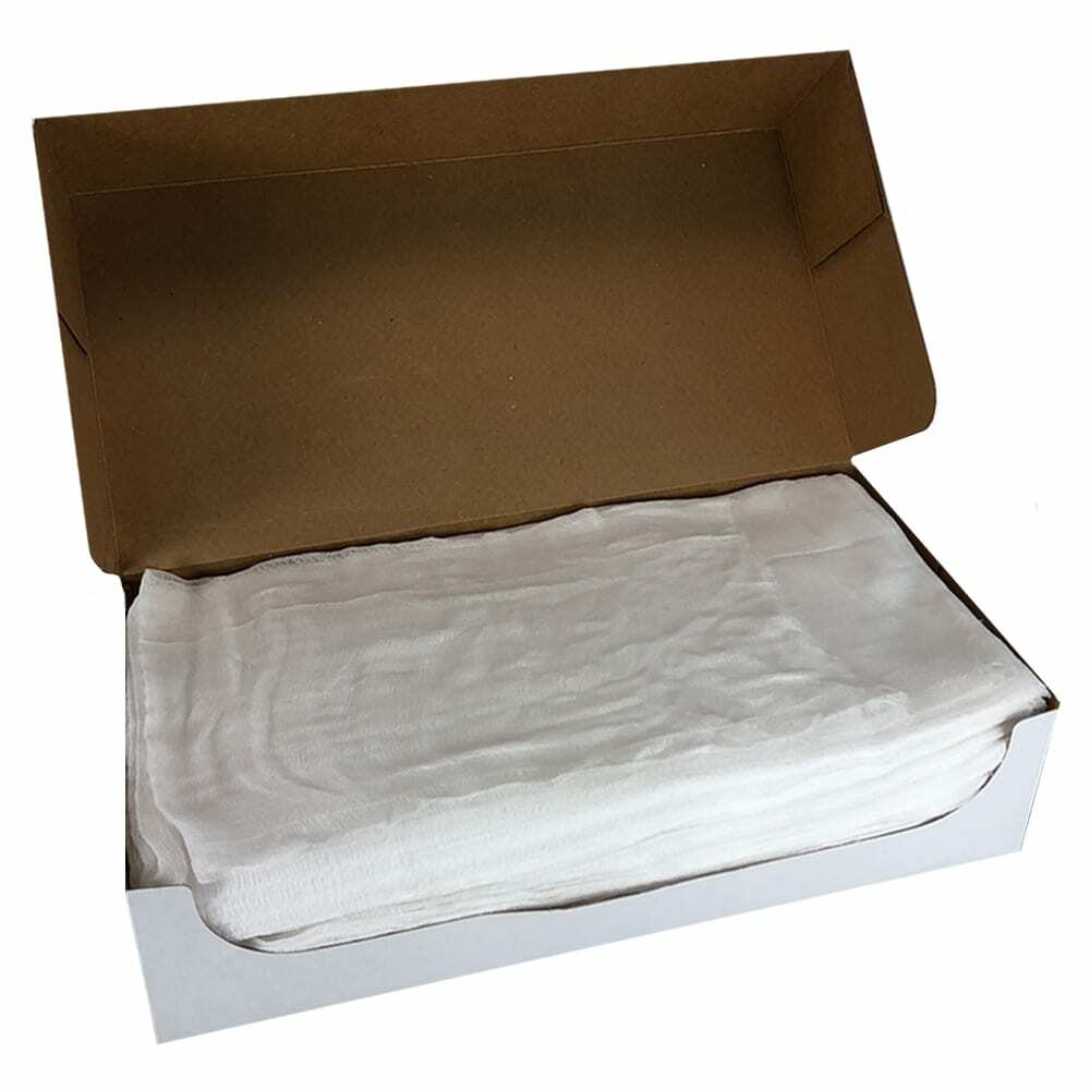 FULL CASE OF CHEESECLOTH (10 BOXES) GRADE 40 – 20 x 24 – 70 YARDS x 36″ WIDE