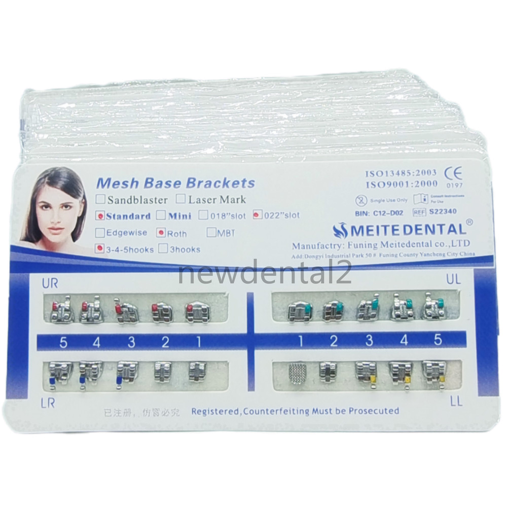 10Sets Dental Brackets Ortodoncia Braces For Teeth 018 022 Roth Mbt Edgewise
