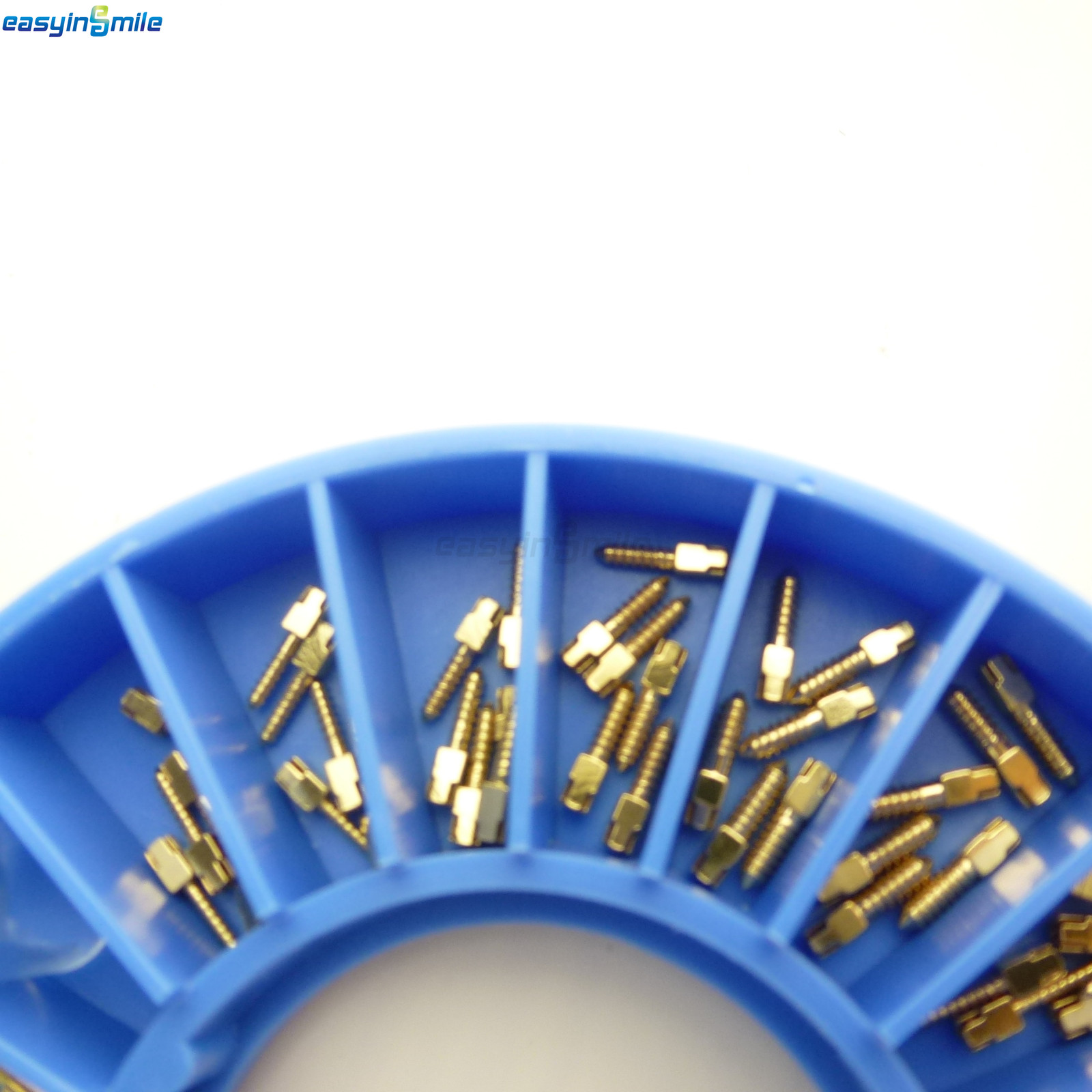 120pcs Dental Screw Post Gold Plated S -XL Size Completed Kit Refill Easyinsmile