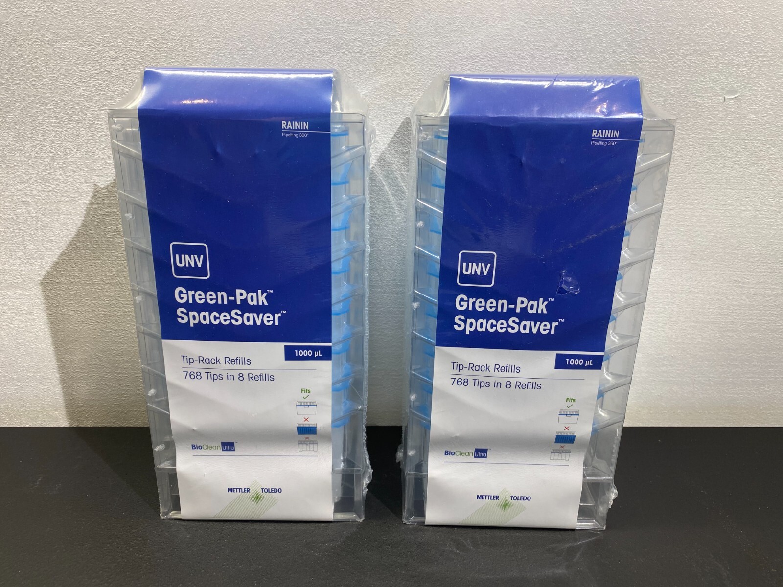 Mettler Toledo Rainin 30389279 UNV Green-Pak SpaceSaver 1000 μL Tips