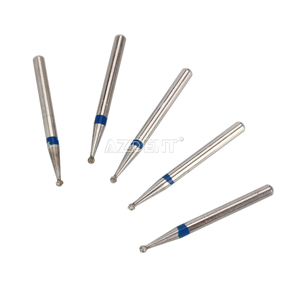 50PCS AZDENT Dental Diamond Burs Drill FG For High Speed Handpiece 5pcs/box