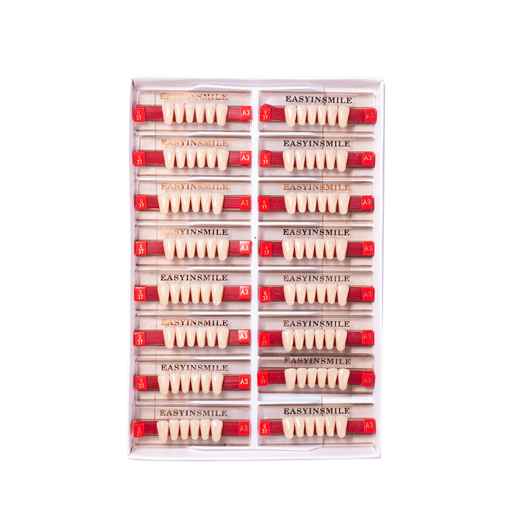 96pcs Premium Dental Arylic Resin Teeth for Replacement & Cosmetic Enhancement