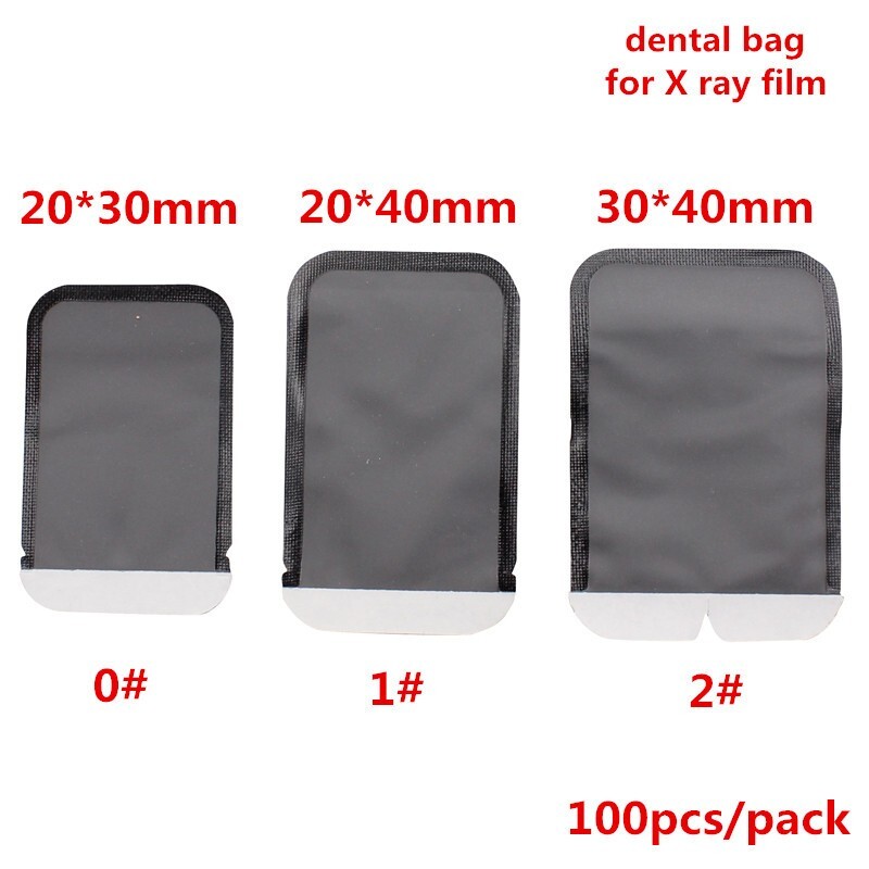 Dental X-Ray Film Bags For Phosphor Plat 20*30mm 20*40mm 30*40mm 100Pcs/Box