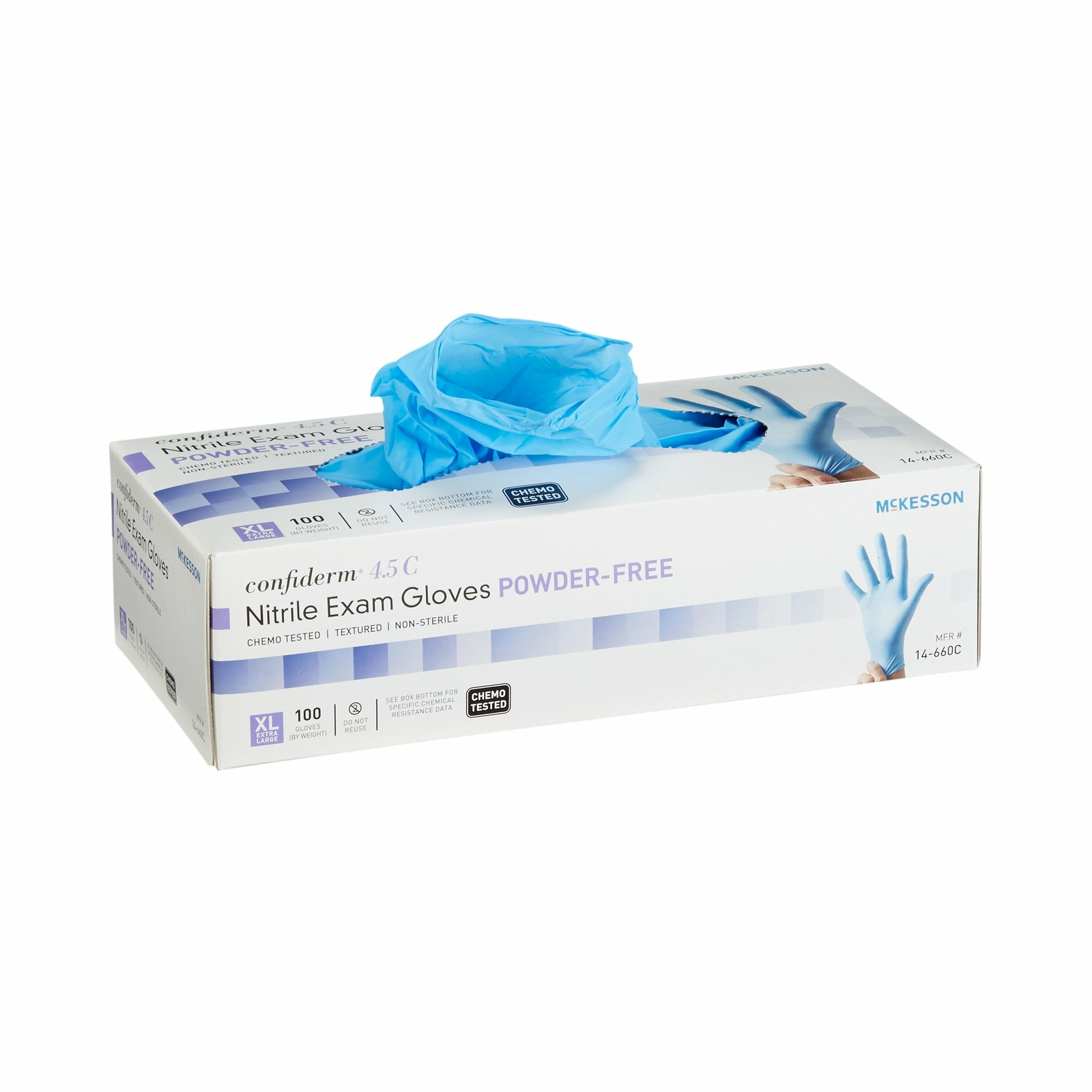 McKesson Confiderm Nitrile Exam Glove – 100 per Box