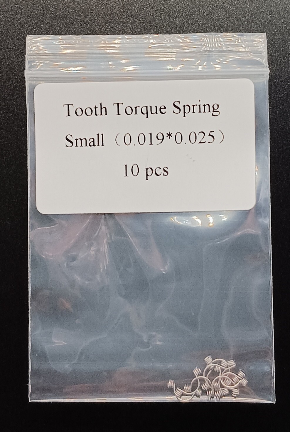 100 pcs Dental Orthodontic Anterior Tooth Torque Springs Rectangular 12 Size