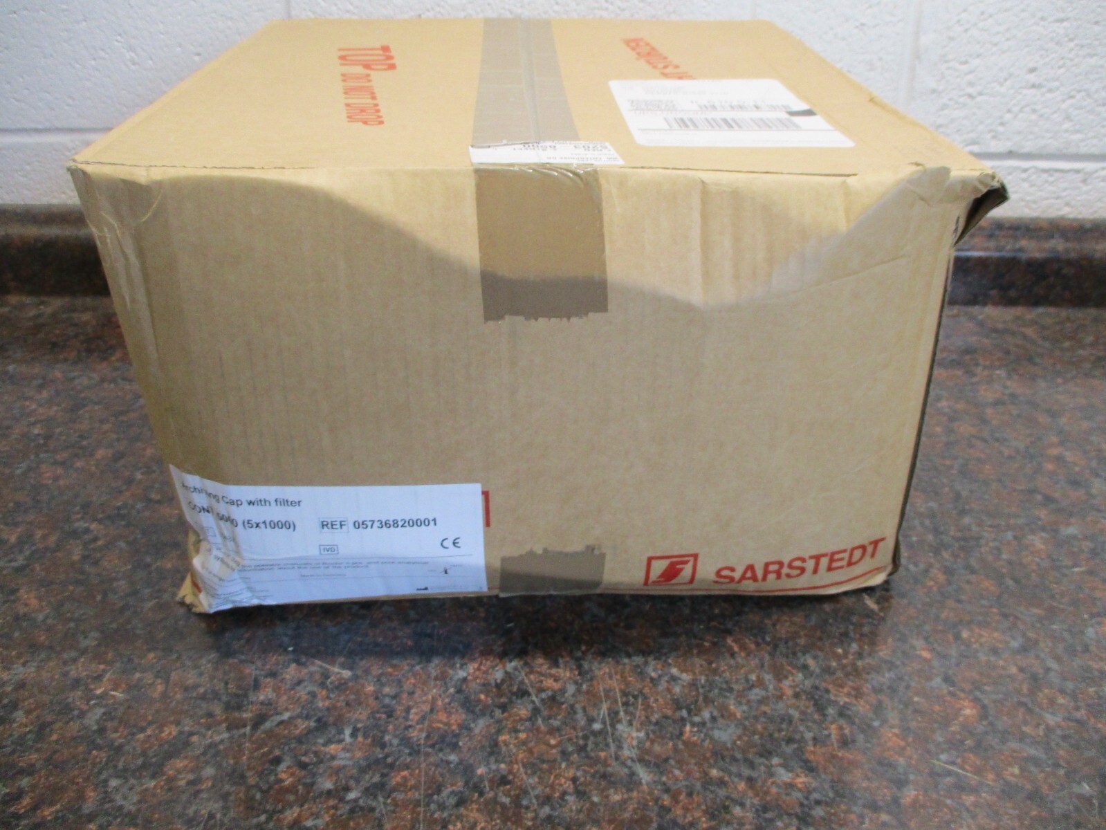 CASE OF 5000 Sarstedt Inc ARCHIVING CAP WITH FILTER 05736820001 1043725