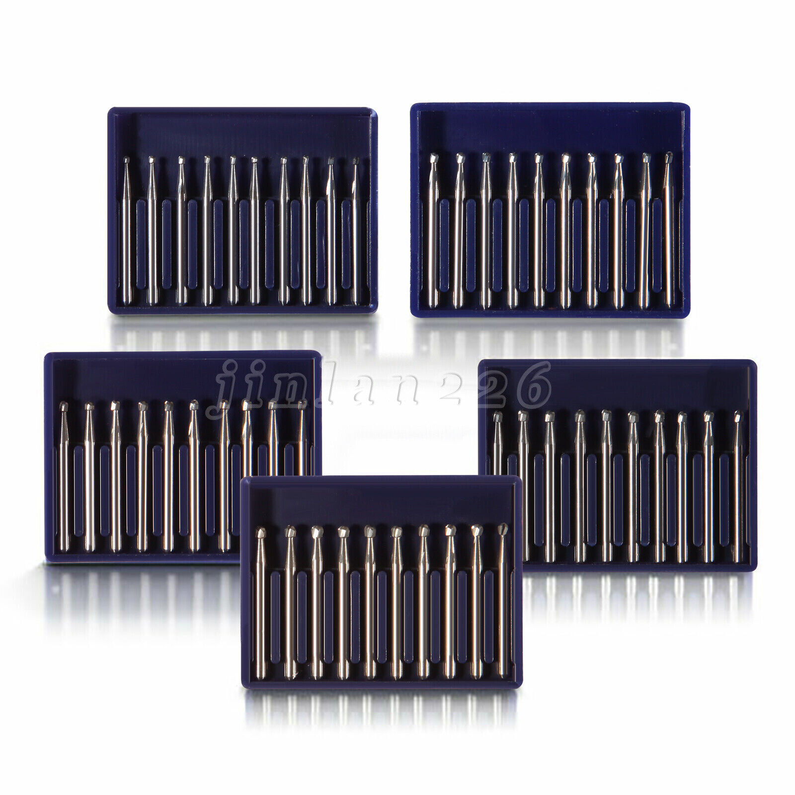 Carbide Bur, FG, #1/4, 1/2, 1, 2, 4, 6, 8 Bur, Round Dental