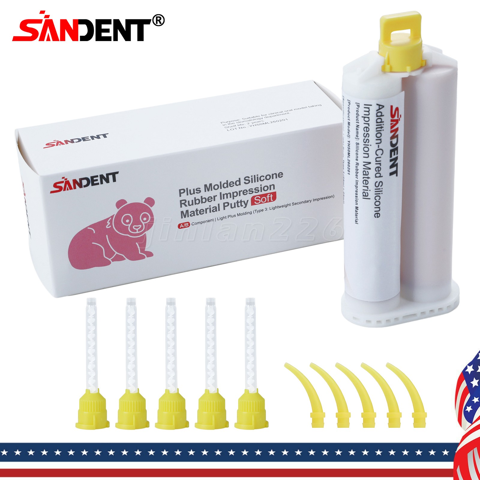 Dental VPS Impression Material Heavy Body Medium Light Fast Set, Made China