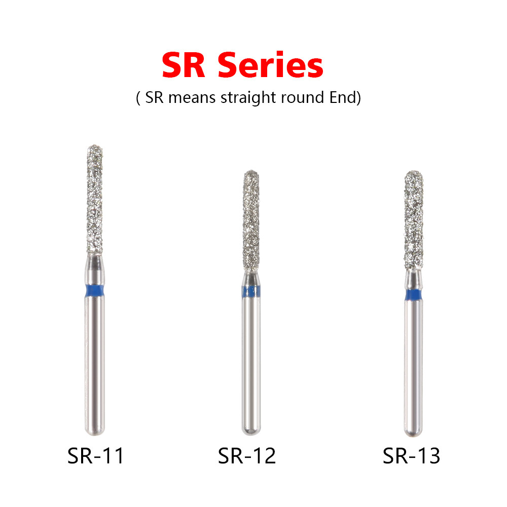 All Types Dental FG Diamond Burs for High Speed Handpiece Friction Grip 5pc/pack
