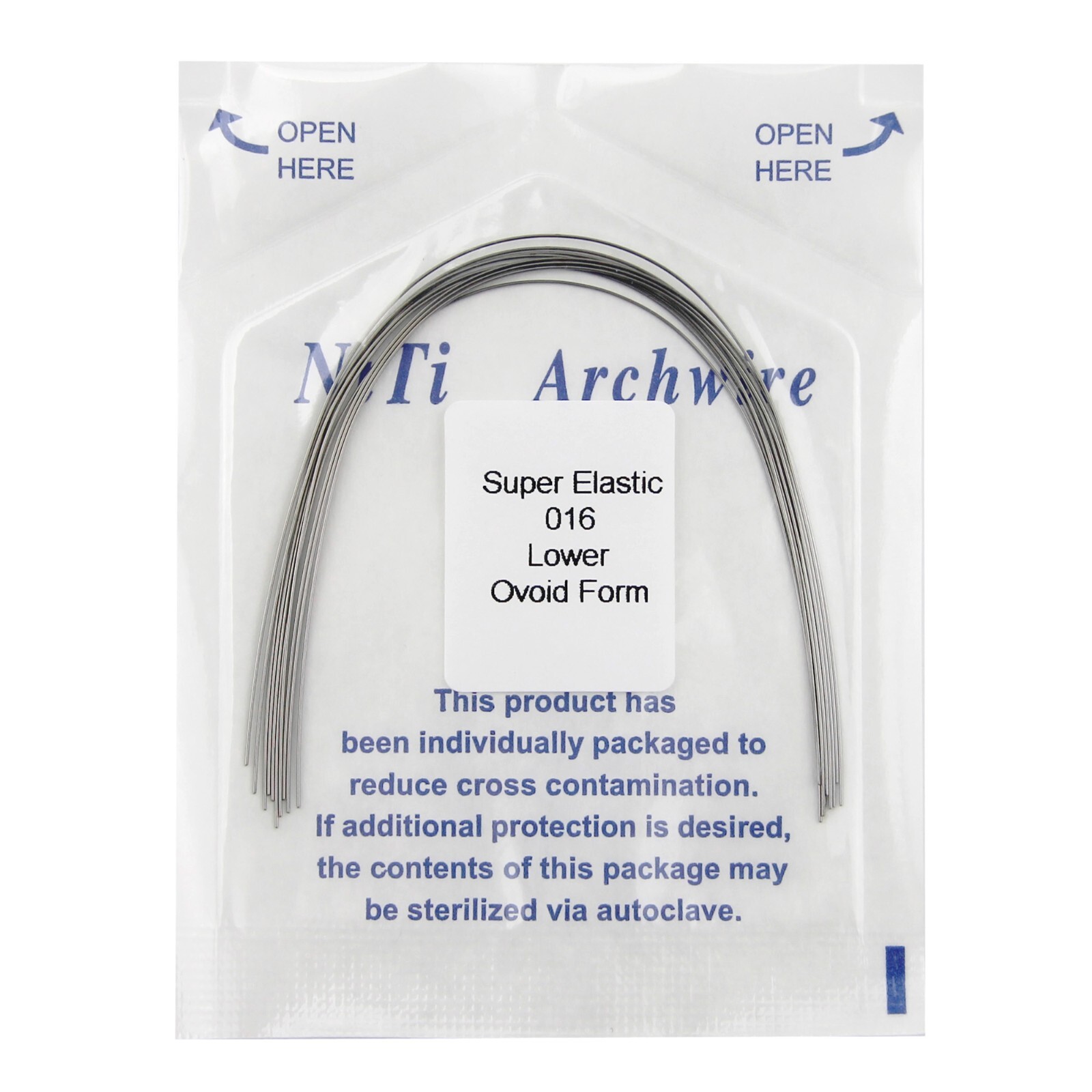 Orthodontic Arch Wire Niti Round Rectangular Ovoid Natural arcos de ortodoncia