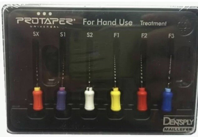 Hand Use Dental Dentsply ProTaper Universal NiTi Files SX-F3 21mm-25mm-31mm