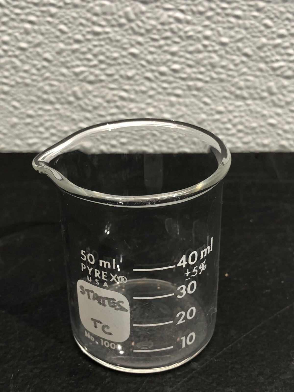 Pyrex Set Of 2 Glass Beakers 50mL/100mL No. 100 No. 1000