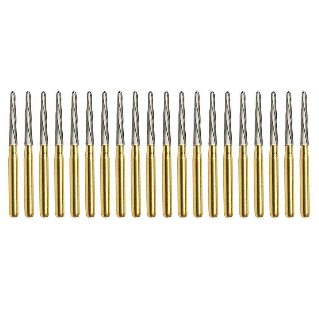 20PCS Dental ENDO-Z Burs 25MM Lab Drill Carbide Tungsten Trim Finishing FG NEW