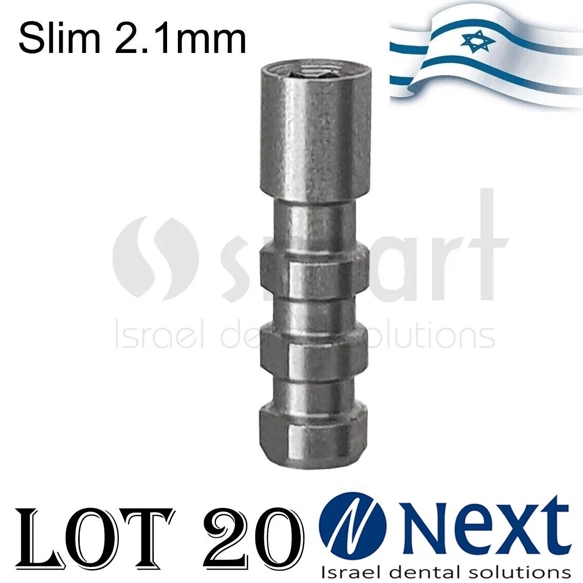 Lot x20 Analog internal hex system narrow slim platform 2.1 mm
