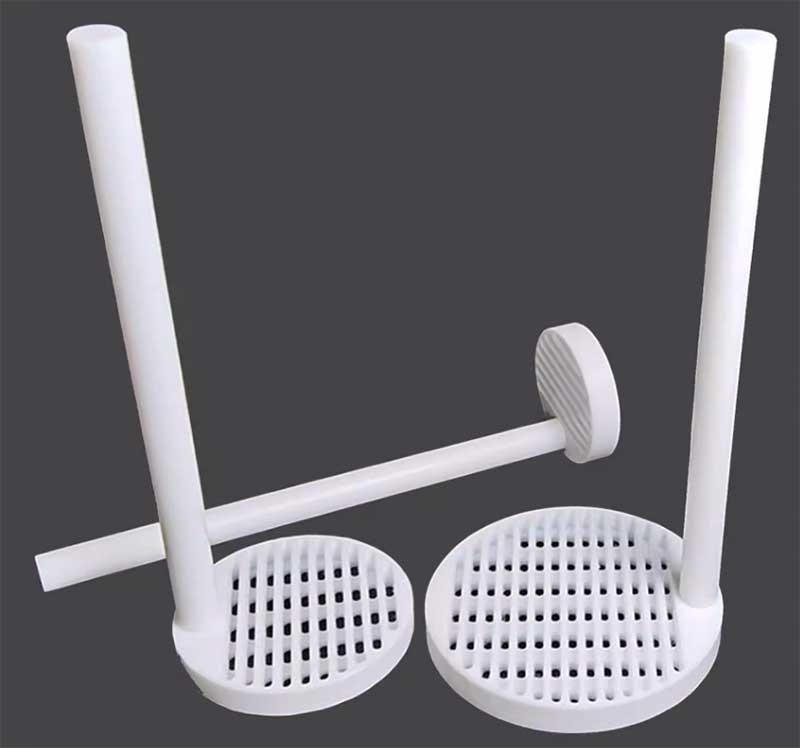 Chemical Resistant PTFE Cleaning Rack Laboratory Support for Glassware Beaker