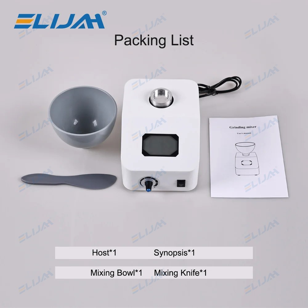 Automatic Dental Lab Alginate Mixer Printing Material Gypsum Blender 220V/110V