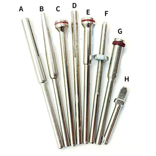 10Pcs Dental Lab Polishing Shank Mandrel HP Burs 2.35mm Rotary Tool
