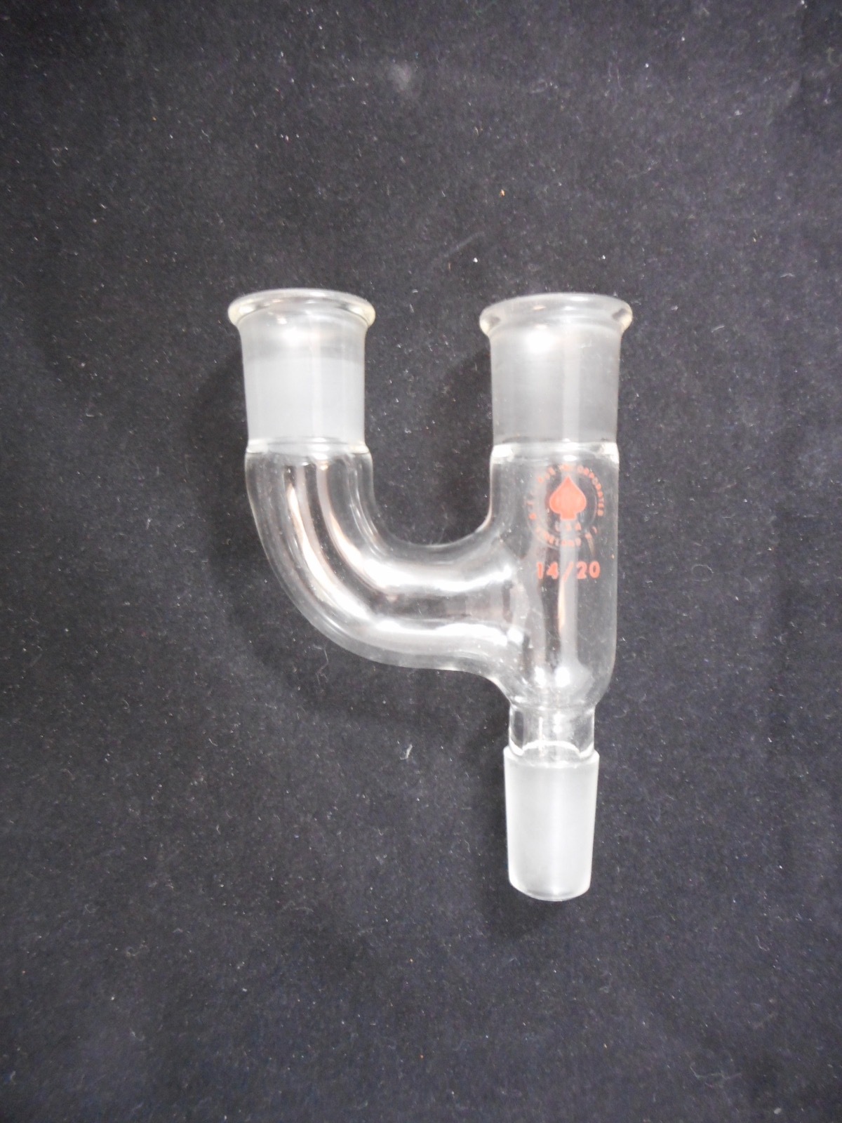 ACE Glass 3 Three-Way Distillation Connecting Claisen Adapter 14/20 Joint 9067