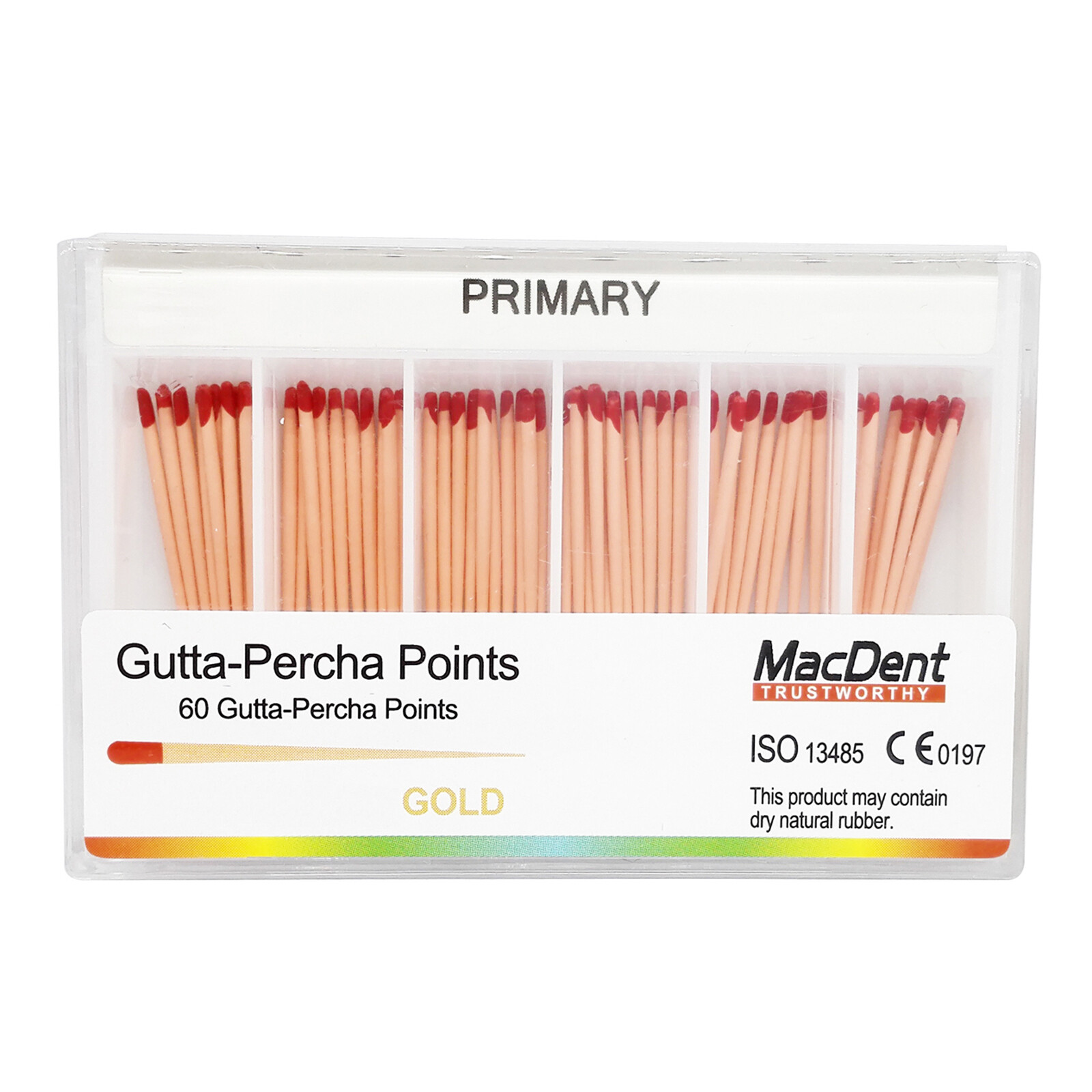 MacDent Dental Obturation Endodontic Gutta Percha Paper Points For WAVE ONE GOLD