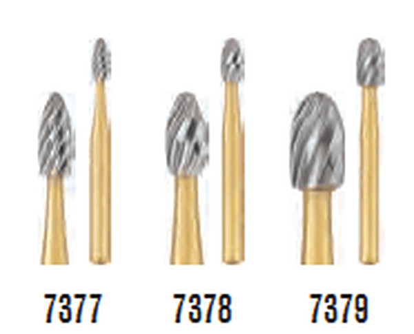 Endodontic 12 Blade Trimming & Finishing Carbide Burs By SS White (5/pack)