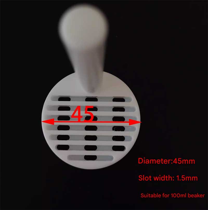 Chemical Resistant PTFE Cleaning Rack Laboratory Support for Glassware Beaker
