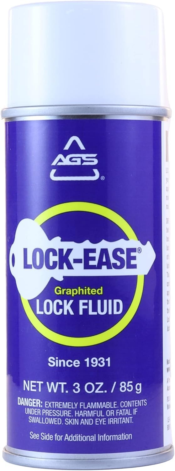 Automotive Solutions Lock-Ease Graphite Lock Lubricant – 3oz Aerosol, Prevent…