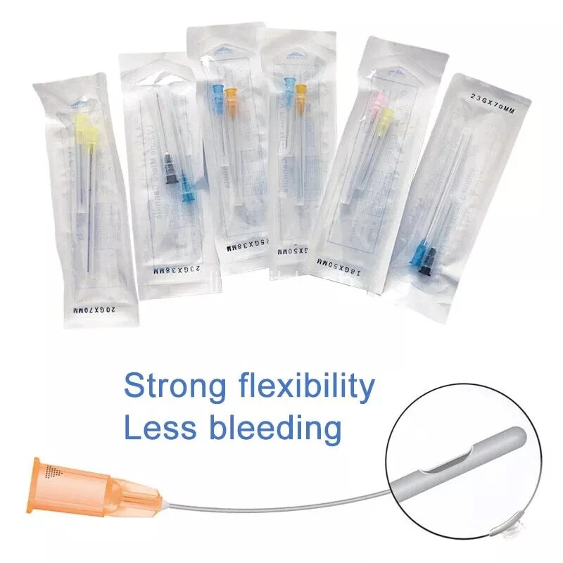 High Quality Disposable Micro Puncture Cannula with Blunt-tip 21G22G23G25G27G30G