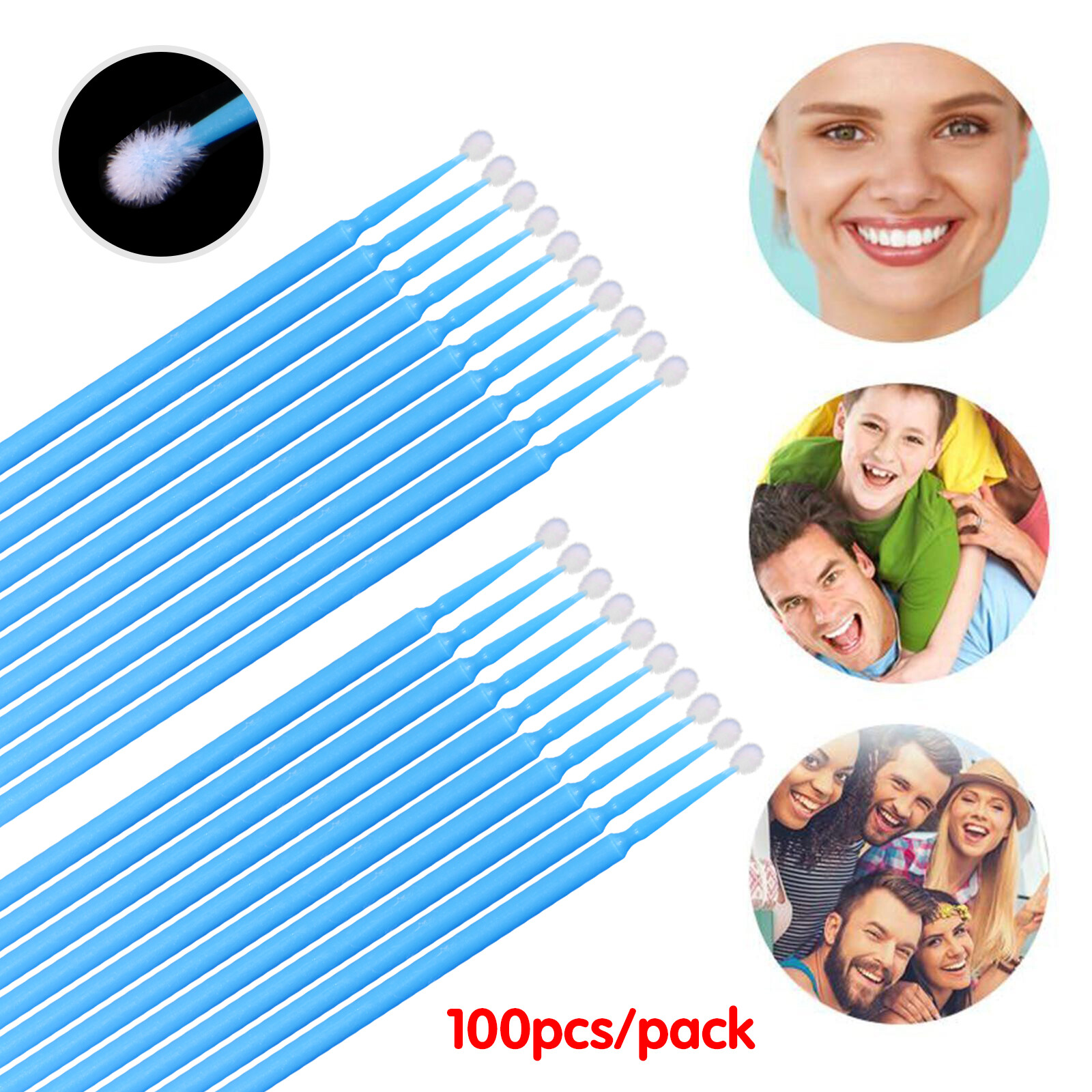 Micro Brushes Applicators Microbrush Dental (Regular, Fine, Super Fine) USA