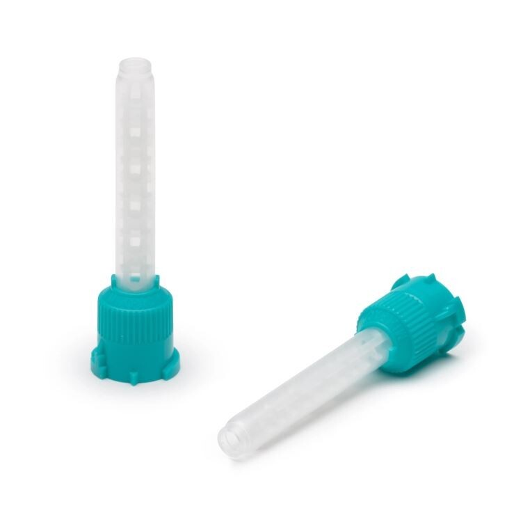 *48-Pack* Danville Zest Dental Waste Saver Mixing Tips Teal 90003